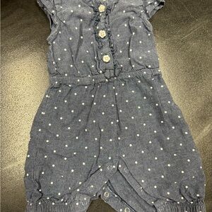 Healthtex Blue Polka Dot Romper